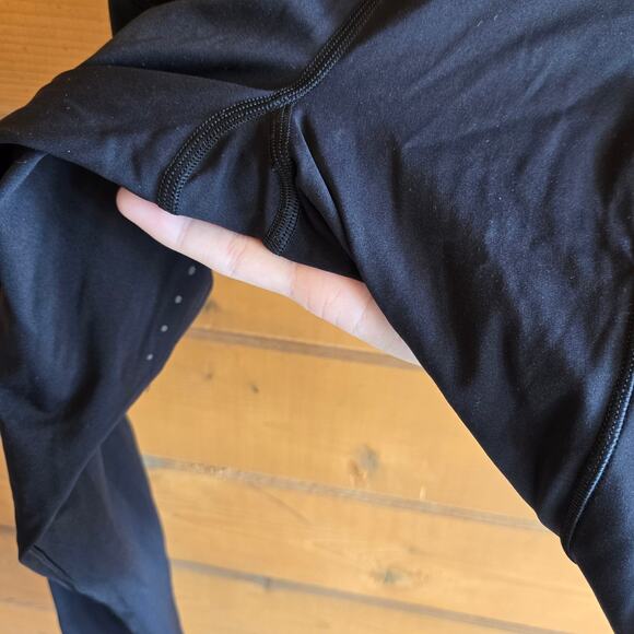 Lululemon Legging Fast and Free High Rise Tight 2 25" Pockets Black Nulux Gym - Picture 5 of 7